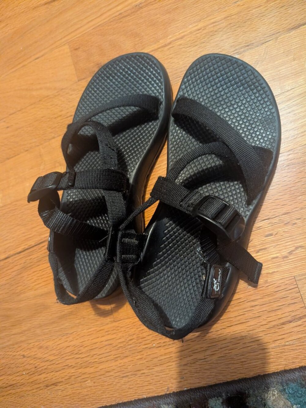 Chaco Z/2 Classic Sandals Women’s 8 Black Vibram Sole USA Made Hiking Outdoor